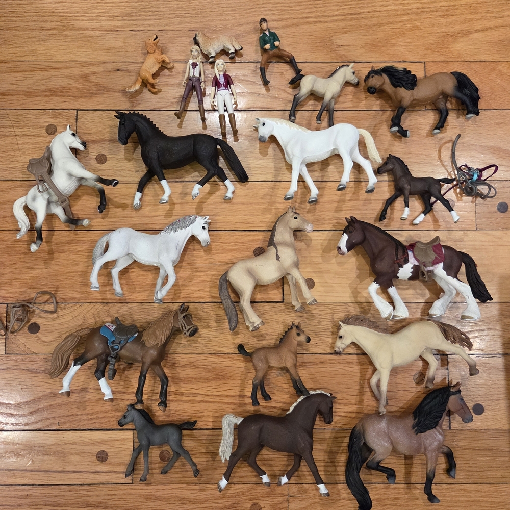 Assorted Horse Figurine Set for Kids